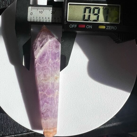 Amethyst Crazy Lace Agate Crystal Wand (#1)‎ - Picture 10 of 13